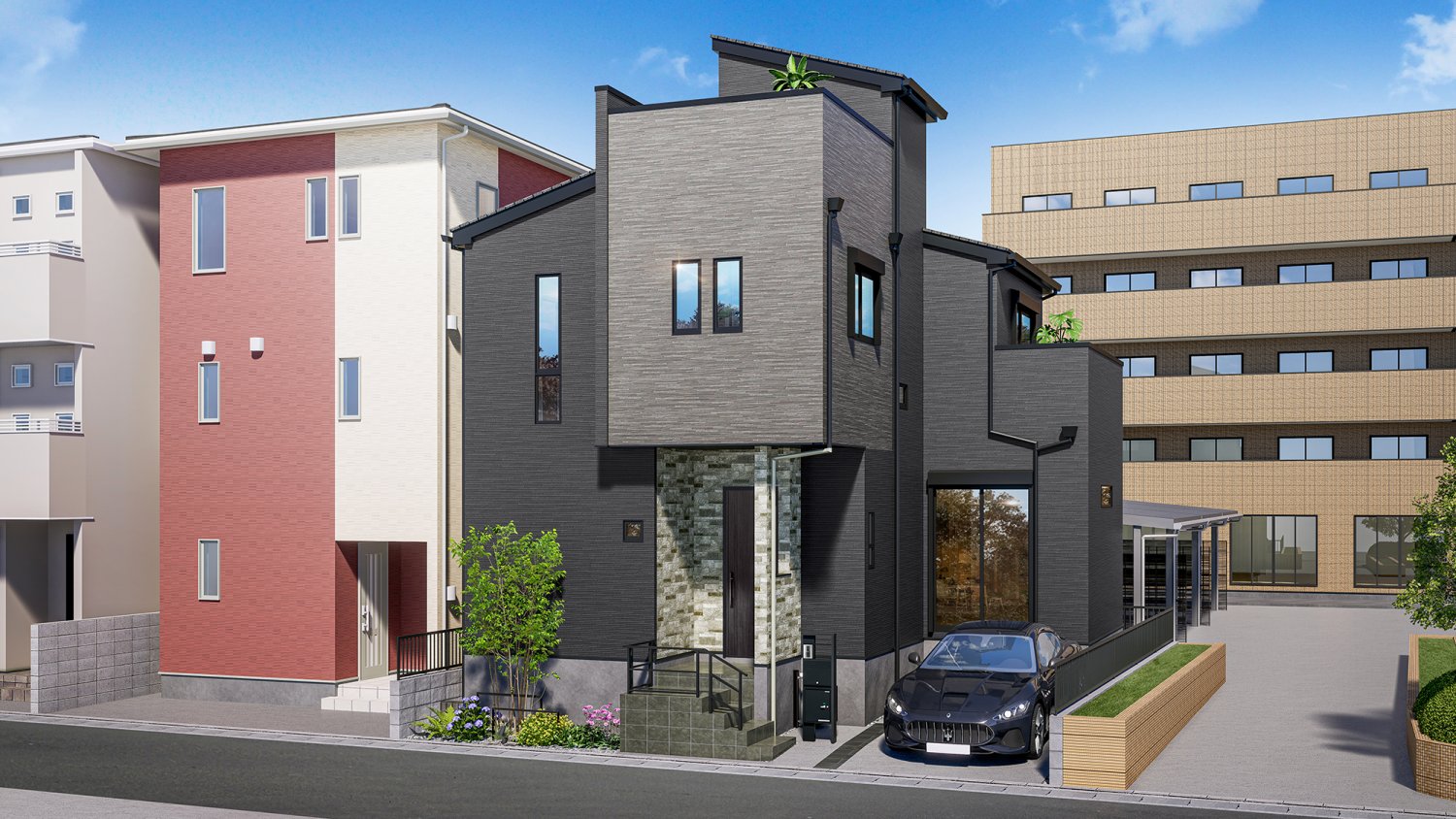 「長期優良住宅×耐震等級3」のハイグレード住宅♪さらに、広々18帖超えのLDKにスカイバルコニー付いた、開放的な住まいになっています。!