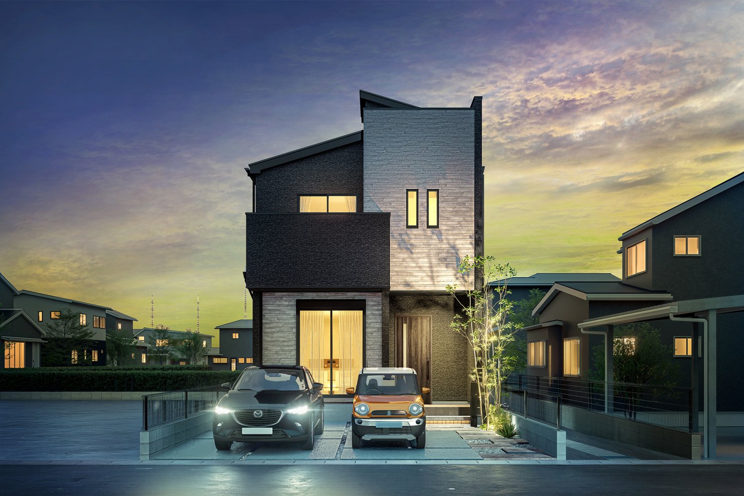 住環境良好で快適立地♪屋上付き、LDK１８帖超、天井２.６ｍ設計の限定１邸。売主直販にて販売開始！