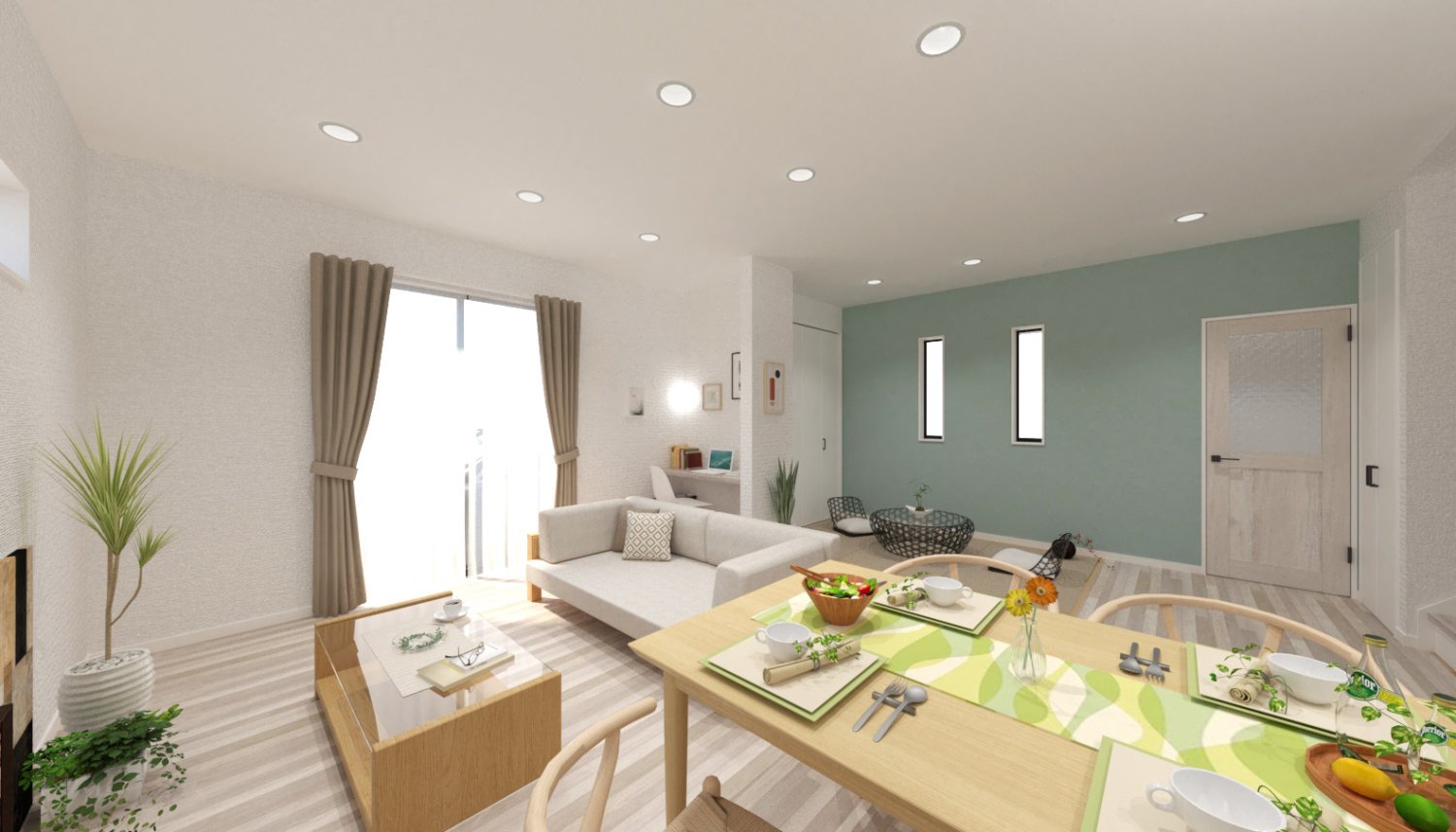 全7邸、すべて異なる棟別設計！オリジナリティあふれたハイブリッド住宅。永く安心して暮らせる長期優良住宅で提案します。